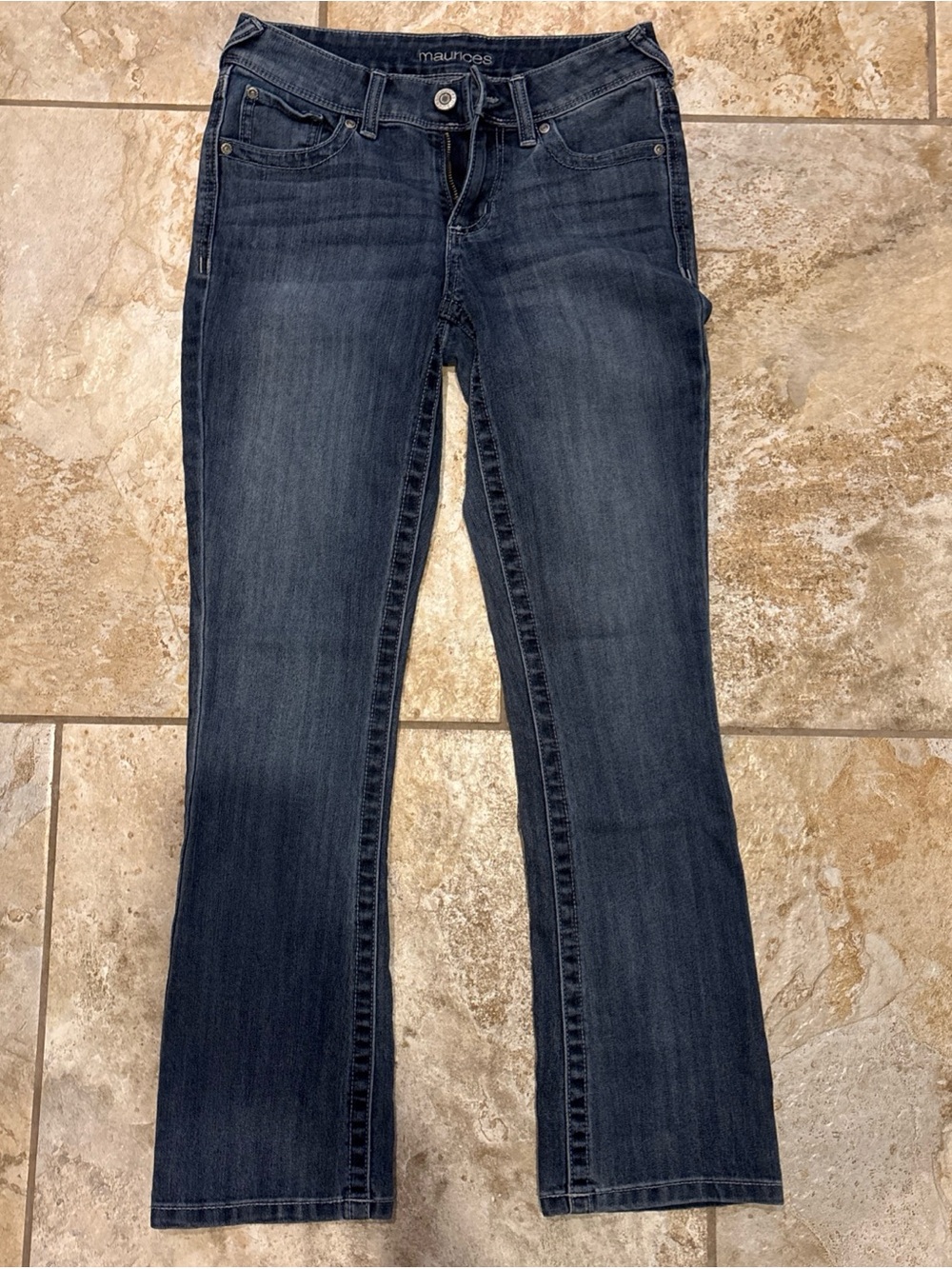 Marc Cain Dark Blue Wide Leg Jeans